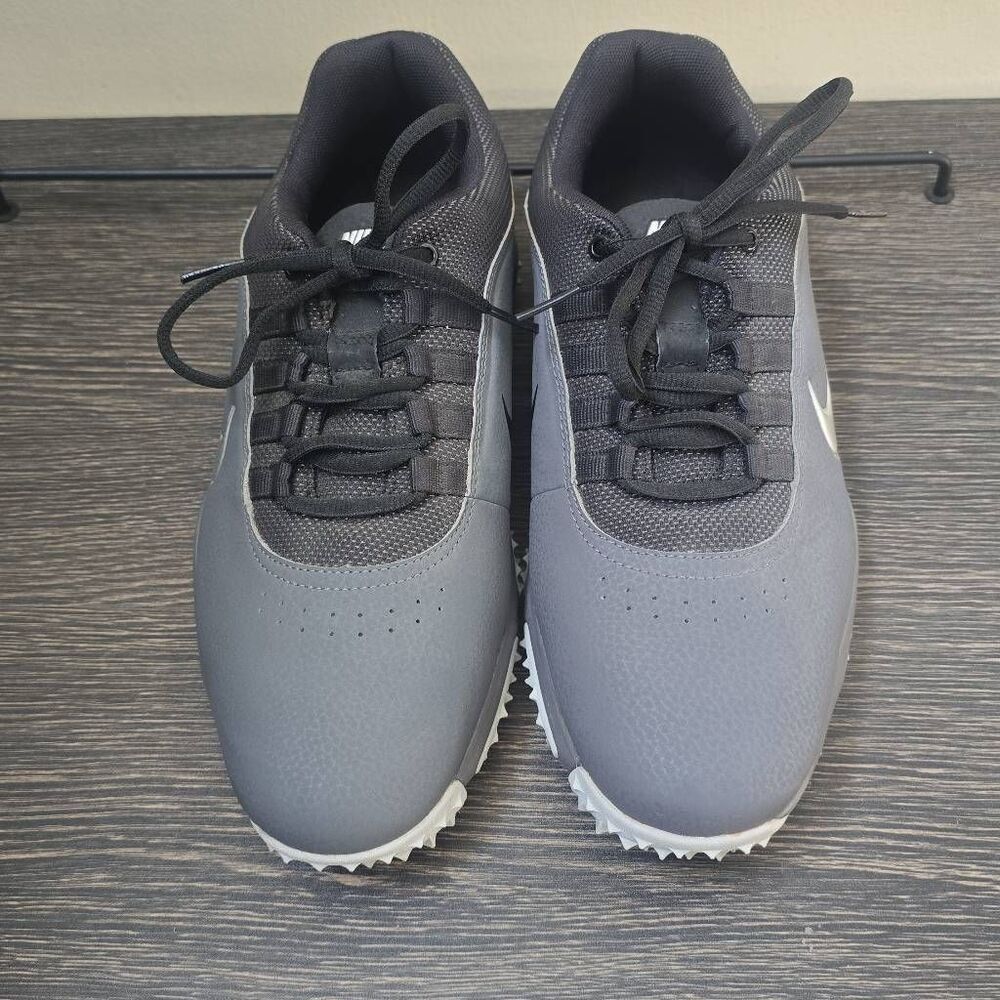 Nike Air Rival 4 Black & Wolf Grey Golf Cleats Shoes Sz 8.5 NEW 818728 001 RARE